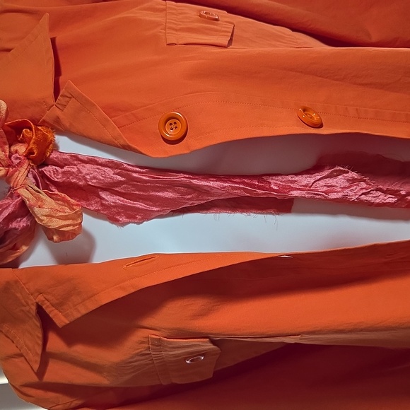 Issac Mizrahi Orange Jacket - Picture 2 of 8